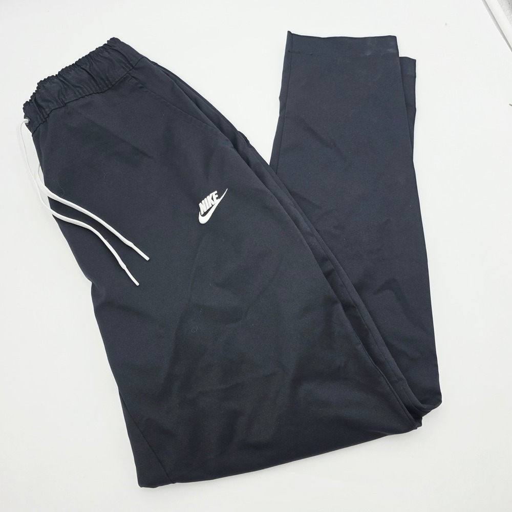 Nike Mens M-T Medium Tall Sportswear Woven Tapered Jogger Pants Black DX0623-010